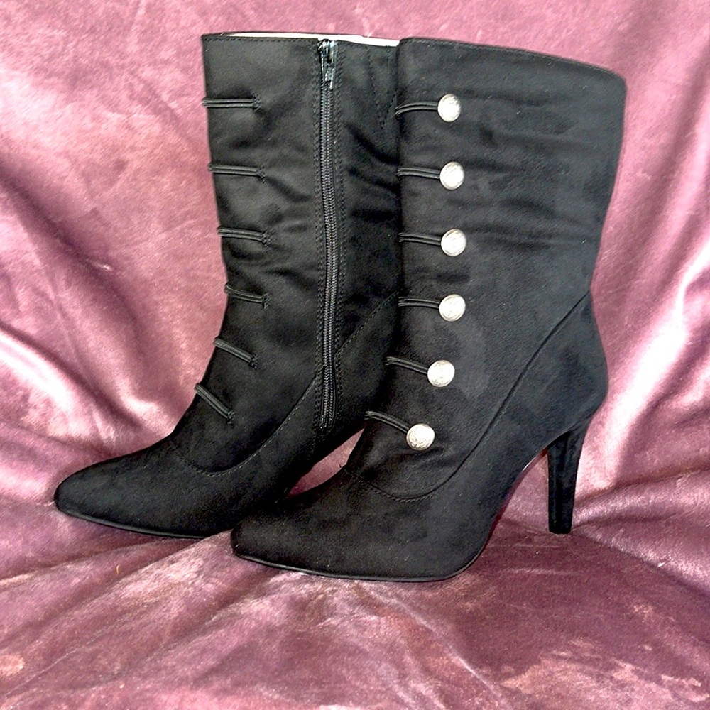Rialto Chung Stiletto Zipper Boots SZ 10 NWT IN BOX